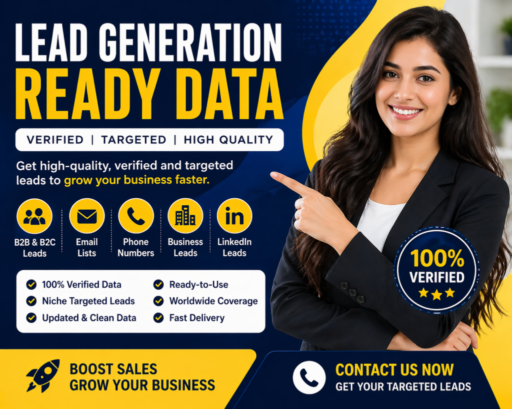 sell lead generation ready data