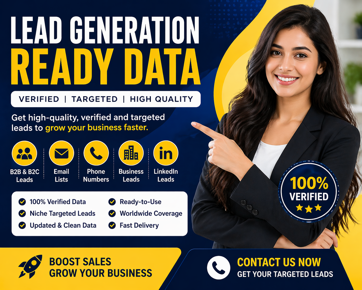 sell lead generation ready data