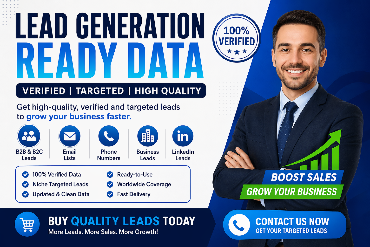 sell lead generation ready data