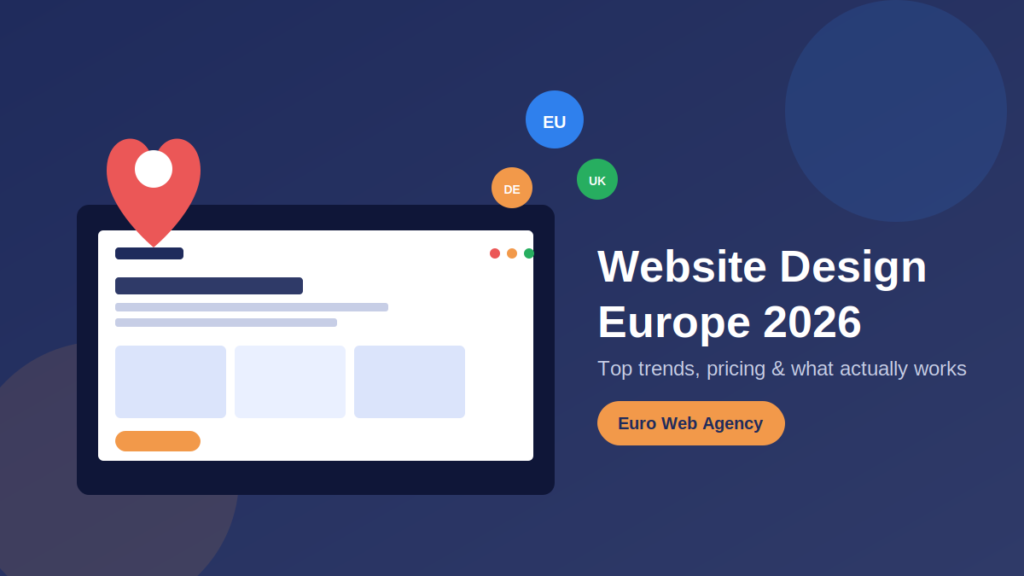 Website Design Europe 2026: Top Trends, Pricing & What Actually Works